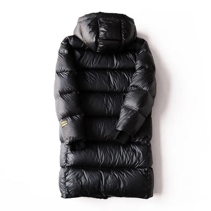 Winter Mens Down Coat Windproof Waterproof Outside Casual Outerwear Zip High Street Fashion Men Warm Hooded Windbreaker Jacket