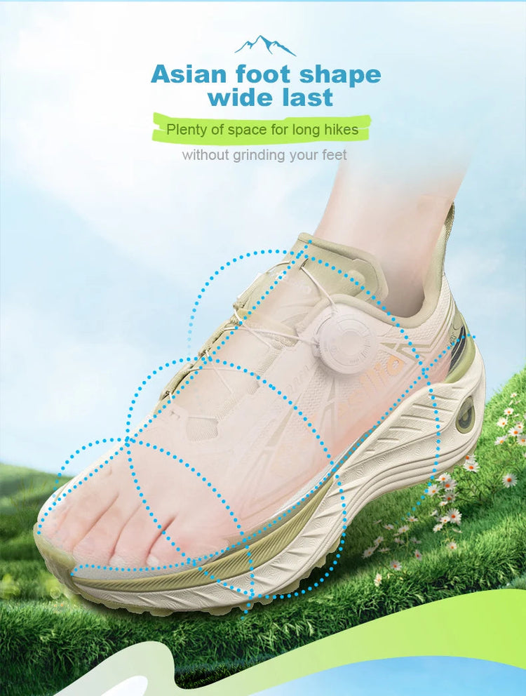 ONEMIX Autunno Inverno Outdoor Scarpe da corsa da fondo da uomo con assorbimento degli urti Scarpe da ginnastica da trekking da donna Caratteristiche resistenti all'usura PlatiNum