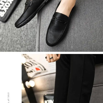 Mocassini da Uomo di Lusso in Pelle PU, Moda Casual, Nuovi Modelli 2026, Comodi e di Alta Qualità, Scarpe da Guida e Sneakers
