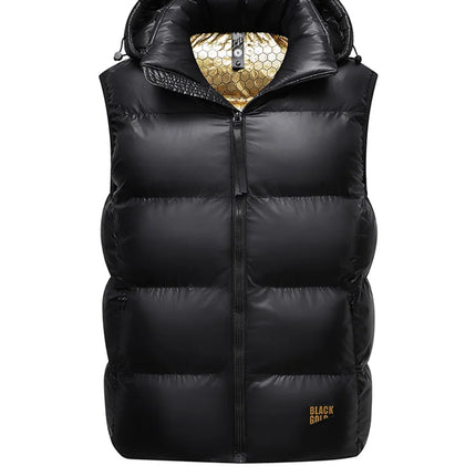 brand Men Vest down waistcoat winter sleeveless jacket men's lightweight waistcoat thick Sleeveless warm Waistcoat Man
