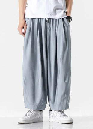 Men's Oversized Wide Leg Pants Comfortable Harajuku Style Joggers Casual Loose Fashion Elastic Waist Streetwear