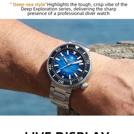 ADDIESDIVE New Men's Automatic Dive Watch Sapphire Crystal 3D Dial Ultra Bright Lume 1000m Water Resistance Men's Business Watch