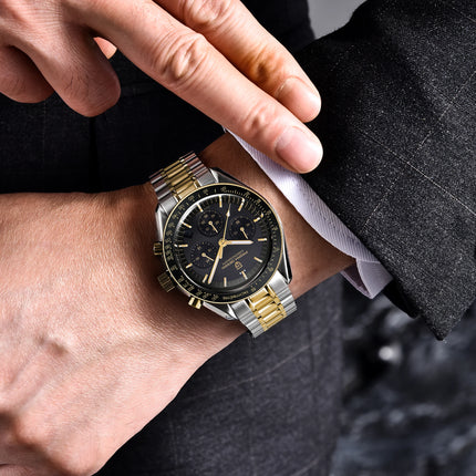 PAGANI DESIGN 2026 Nuovo Orologio da Uomo di Lusso con Vetro Zaffiro AR, Cronografo Sportivo con Quadrante Tachimetro 500, in Acciaio 316L, Luminoso