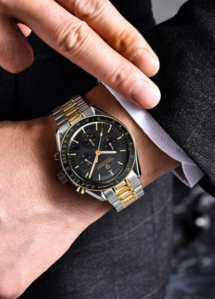 PAGANI DESIGN Nuovo Orologio da Uomo di Lusso al Quarzo con Vetro Zaffiro AR, Cronografo Sportivo Impermeabile 500 ATM, Movimento Giapponese, Luminoso, in Acciaio 316L