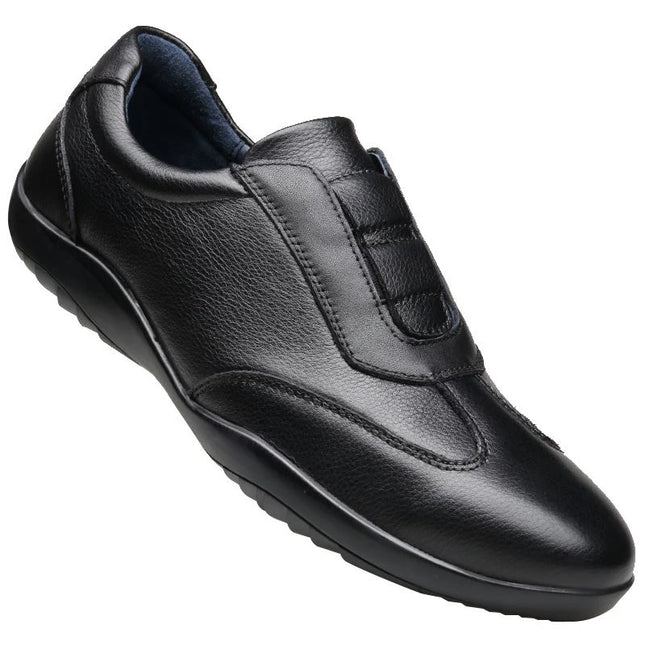 Scarpe alla moda in vera pelle da uomo scarpe a fagioli di lusso leggere eleganti mocassini pigri da barca piatti da lavoro camminare guida taglia 37 45