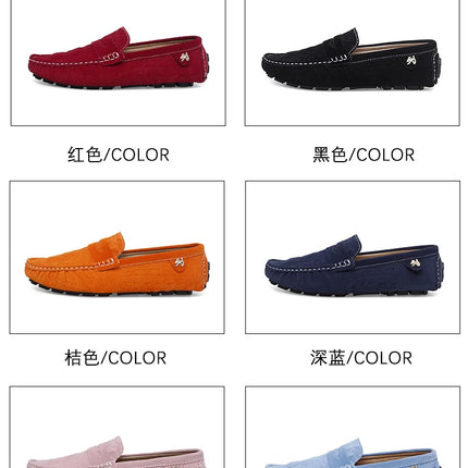Scarpe Italiane Formali da Uomo, Mocassini in Pelle Fatti a Mano, Scarpe Casual da Guida, Slip-on di Lusso Comodi per Uomo