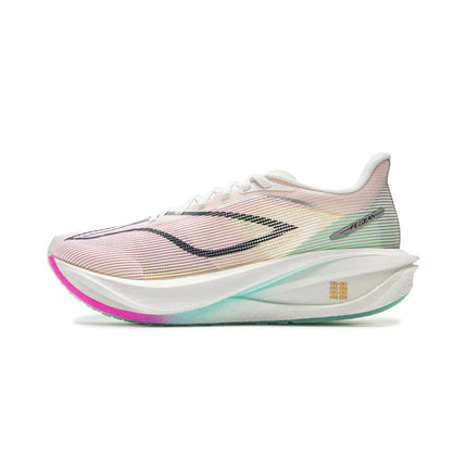 Li-Ning Women's FEIDIAN 5 CHALLENGER Racing Running Shoes CARBON-FIBER PLATE BOOM Cushion Sport Shoes Breathable Sneaker ARMV002 PlatiNum