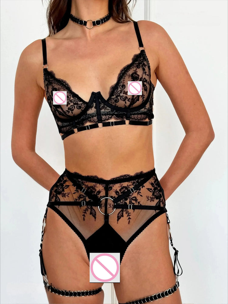Lingeries Sexy Hot Fancy Women's Ethical Underwear Luxury Lace Intimate Without Censura Sissy Outfits Call Of The Night