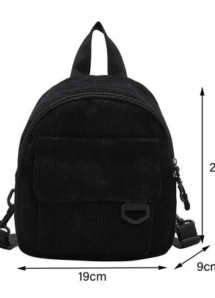 Mini Backpack Square Bag Korean Version Fashionable Sweet Shoulder Bag Female's Schoolbag Stylish  Simple Crossbody Bag Casual PlatiNum