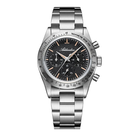 ADDIESDIVE Chronograph Watch For Men 10Bar Waterproof 316L Stainless Steel 0S20 C3 Vintage Luminous Luxury  Quartz Watch AD2552