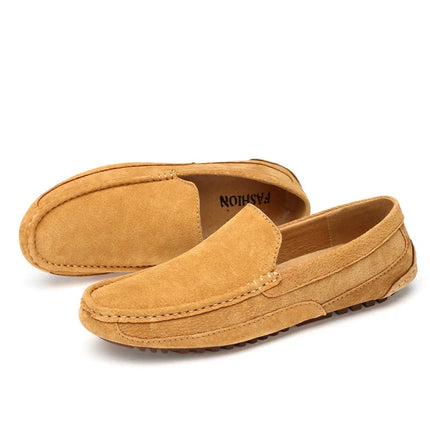 Mocassini da uomo in pelle scamosciata di lusso 2022 scarpe casual da uomo scarpe da barca fatte a mano da uomo Slipon scarpe da guida mocassini maschili Zapatos