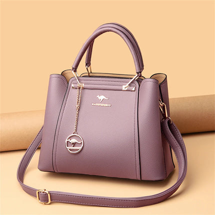 2024 Luxury Women Designer 3 Layers Shoulder Crossbody Sac Ladies Large Capacity Leather Handbags Shopper Brand Messenger Totes PlatiNum