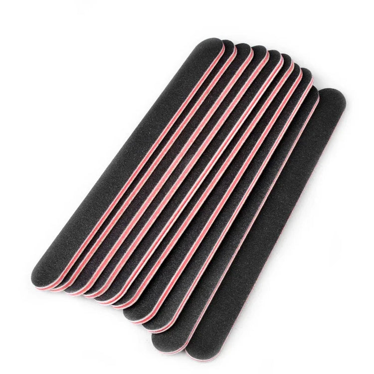 10Pcs Professional 100/180 Sandpaper Lime a Ongle Sanding Polishing Files Nail Equipment Manicure Buffer Nail Tool