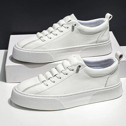 Sneakers for Men  Fashion Casual Lace Up Round Toe Flat White mens Running Sport Shoes Zapatillas Deportivas Hombre