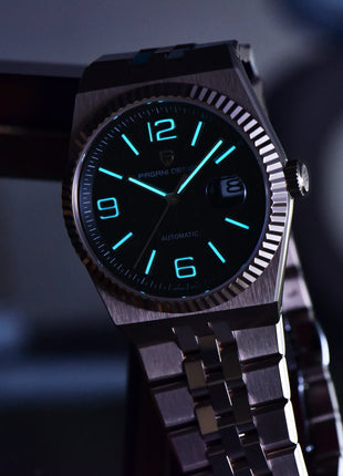 PAGANI DESIGN Orologio automatico di lusso con quadrante rombo 3D per uomo Orologio da polso meccanico da lavoro AR Orologio in cristallo di zaffiro 2025 Nuovo