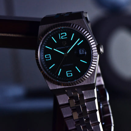 PAGANI DESIGN Orologio automatico di lusso con quadrante rombo 3D per uomo Orologio da polso meccanico da lavoro AR Orologio in cristallo di zaffiro 2025 Nuovo