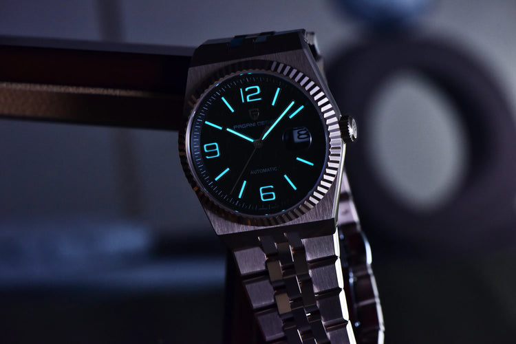 PAGANI DESIGN Orologio automatico di lusso con quadrante rombo 3D per uomo Orologio da polso meccanico da lavoro AR Orologio in cristallo di zaffiro 2025 Nuovo