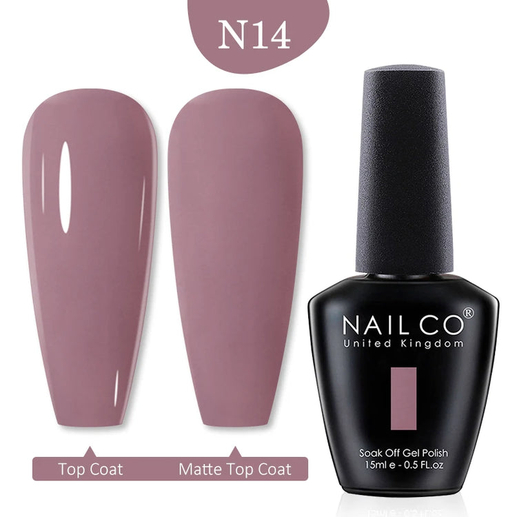 NAILCO 15ml Green Blue Series UV Nail Gel Polish Blue Colors UV&LED Gel Varnish Red Soak Off Semi Permanent LED Nail Gel Varnish