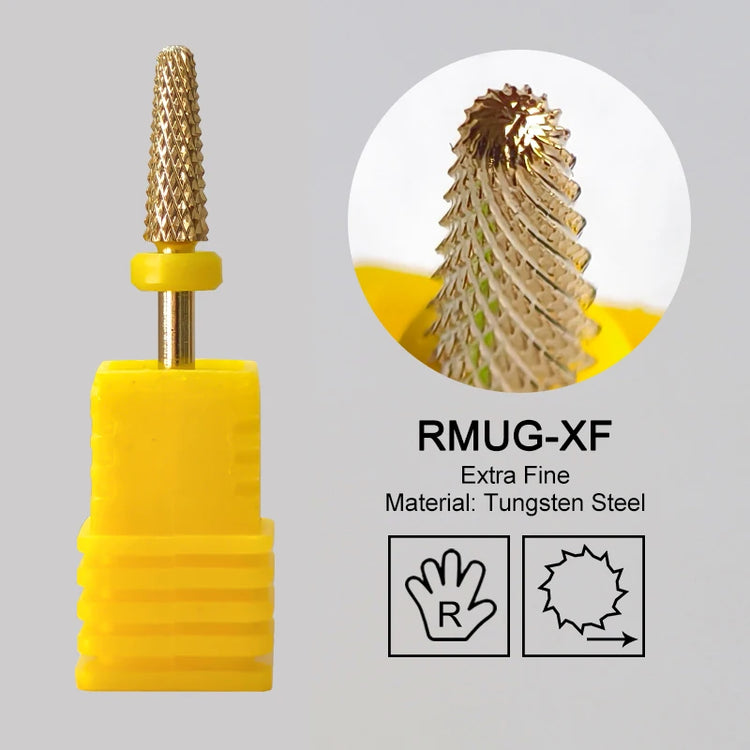 Carbide Large Cone Nail Drill Bits Electric Milling Cutter For Gel Polish Removal Grinding DIY Home Salon Manicure Pedicure Nail Art Accessories Supplies
