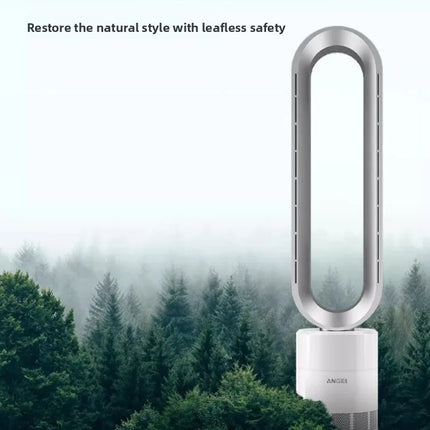 Ventilatore a Torre Senza Pale Angelo Tedesco 220V, Purificatore d'Aria e Riscaldatore 2 in 1 per Uso Domestico QDW
