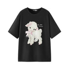T-shirt lunga Semir con fiocco da donna, vestibilità ampia in cotone, nuova collezione estiva 2025, top grafico carino per ragazze adolescenti