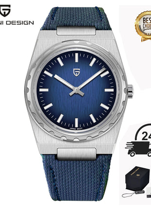 PAGANI DESIGN 2026 Nuovo Orologio al Quarzo Sottile da Uomo 7MM VJ21 37MM Zaffiro Acciaio Inossidabile Impermeabile 10Bar Luminoso C3 Reloj Hombre