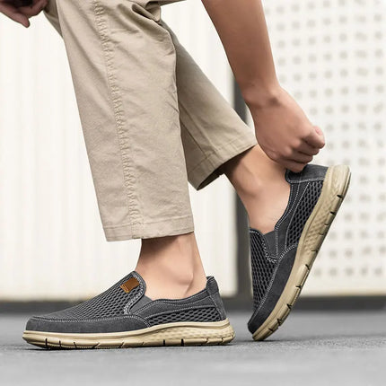 Mocassini Slip-On, Adatti per Scarpe Casual Estive Traspiranti da Uomo, Scarpe Leggere da Passeggio, Qualità Superiore