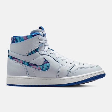 Scarpe da ginnastica alte Nike Air Jordan 1 Zoom originali da donna DV5575-140 platinumshop
