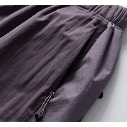 Men Women Splice Fashion Outdoor Loose Casual Lightweight Quick Dry Sports Cargo Baggy Pants Track Trouser Jogger Sweatpants