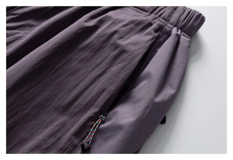 Men Women Splice Fashion Outdoor Loose Casual Lightweight Quick Dry Sports Cargo Baggy Pants Track Trouser Jogger Sweatpants