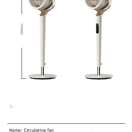 Ventilatore a circolazione d'aria ventilatore elettrico ventilatore da pavimento verticale silenzioso per uso domestico grande vento nuovo telecomando per la temporizzazione della ventola turbo da tavolo
