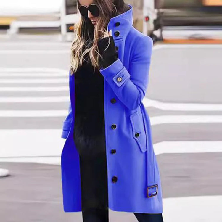 Slim Fit Wool Blend Women's Coat