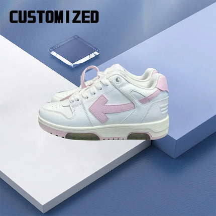 Low-Top Lace-Up Fashionable Sneakers With Round Heads, Multiple Color Options, Durable And Comfortable Couple Shoes High Level O