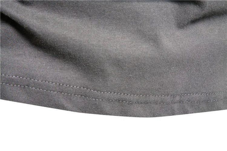 100% Cotton Long Sleeve T Shirt For Men Solid Spring Casual Mens T-shirts High Quality Male Tops Classic Clothes Men's T-shirts PlatiNum