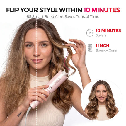 TYMO CURLPRO Automatic Hair Curler 32MM Electric Ceramic Curling Hair Stick Professional Curling Irons Curling Irons Styling Too
