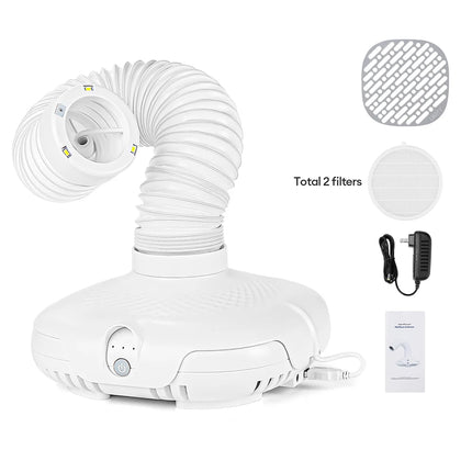 Powerful Nail Dust Collector Vacuum Extractor Manicure Machine With Replaceable Paper Filter Nail Salon Equipment