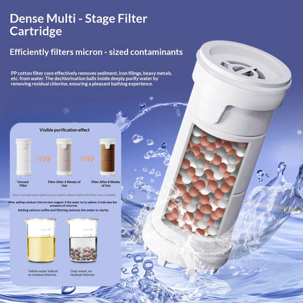 Soffione doccia autopulente a 4 modalità con spazzola in silicone, arresto acqua con un tasto, massaggio ad alta pressione, soffione in ABS con filtro