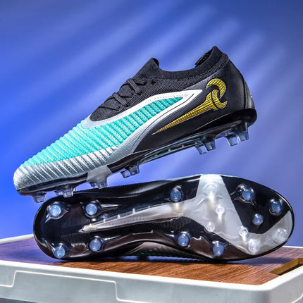 Nuovi Scarpini da Calcio per Uomo, Scarpe Sportive da Esterno per Ragazzi, Tacchetti Lunghi Antiscivolo Traspiranti, Scarpe da Calcio per Allenamento e Partite, Comode per Adulti
