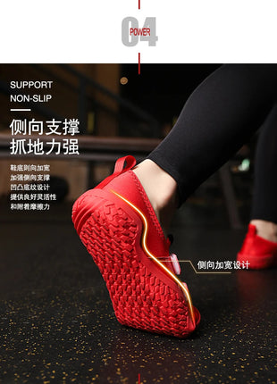 Unisex Wrestling Shoes Brand Weight Lifting Shoes Strength Support Deadlift Shoes Men Squat Shoes Sumo Shoes Women Gym Footwear PlatiNum