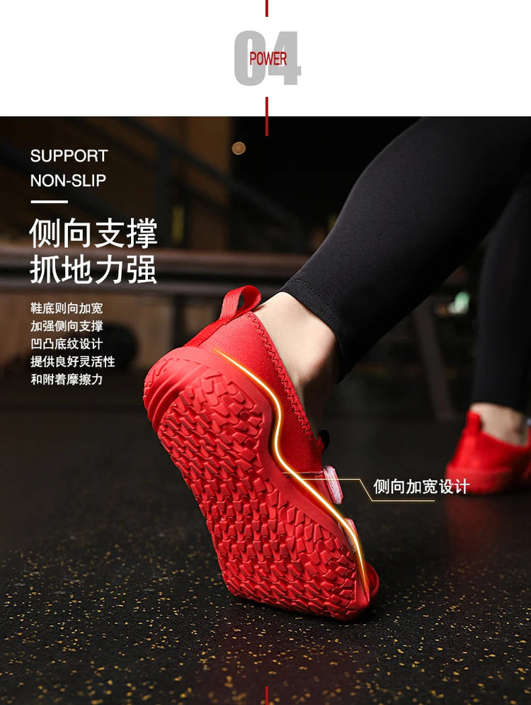 Unisex Wrestling Shoes Brand Weight Lifting Shoes Strength Support Deadlift Shoes Men Squat Shoes Sumo Shoes Women Gym Footwear PlatiNum