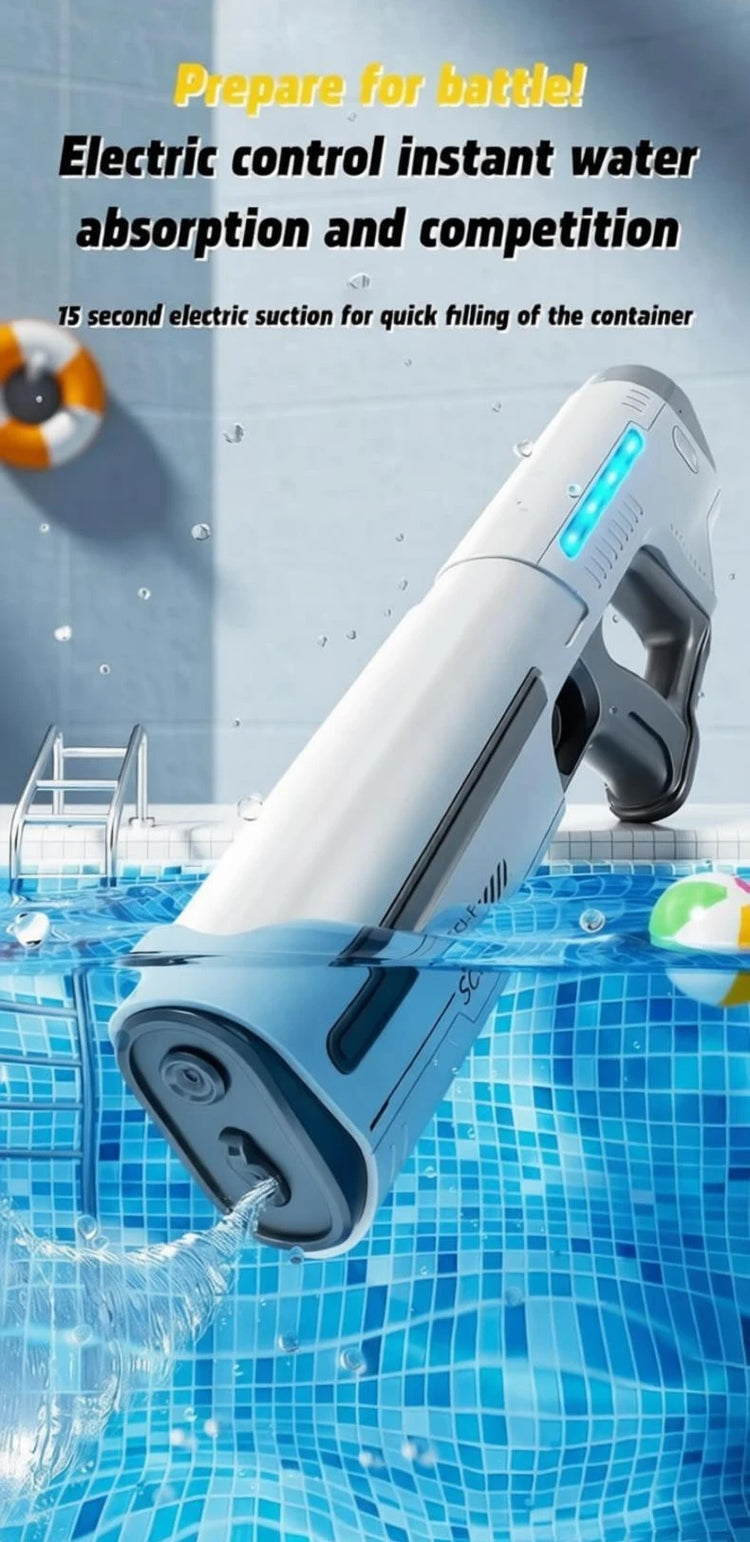 Pistole ad Acqua Elettriche per Adulti, Potenti Spruzzi Automatici, Pistole ad Acqua con Serbatoio, Giocattolo Estivo per Bambini e Ragazzi