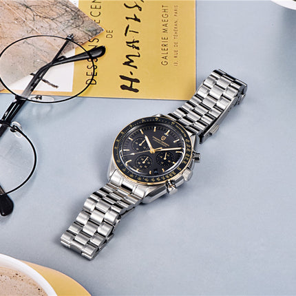 PAGANI DESIGN 2026 Nuovo Orologio da Uomo di Lusso al Quarzo con Funzione Luna, Vetro Zaffiro, Cronografo - Spedizione Locale nell'UE