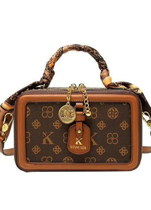 Brand Women's Bag 2025 New Style Light Luxury Western Style High Quality Handbag Designer Casual Versatile Crossbody Bag PlatiNum