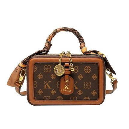 Brand Women's Bag 2025 New Style Light Luxury Western Style High Quality Handbag Designer Casual Versatile Crossbody Bag PlatiNum