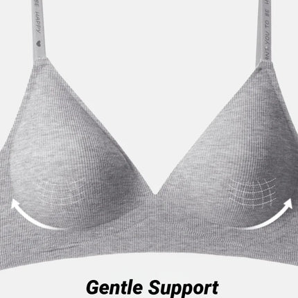 Women Sexy Seamless Bras Deep V Neck Bralette Lingerie Letter Strap Tops Push Up Underwear Wireless Brassiere For Female Bra