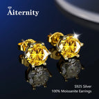 6 Prong Yellow 1 / 2ct (6.5mm) x 2pcs-box
