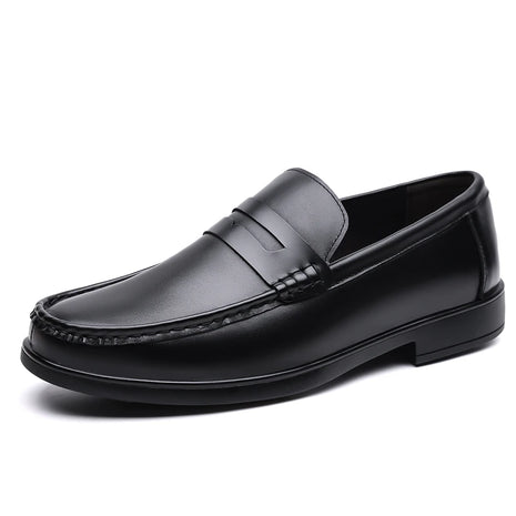 Mocassini in Pelle da Uomo Estate 2026, Scarpe Casual Slip-on Traspiranti, Comode per Camminare e per l'Ufficio