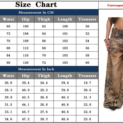 Jeans Larghi da Donna Stile Retrò Americano Y2K 2026 con Stampa Leopardata 3D, Pantaloni a Gamba Larga Vestibilità Comoda