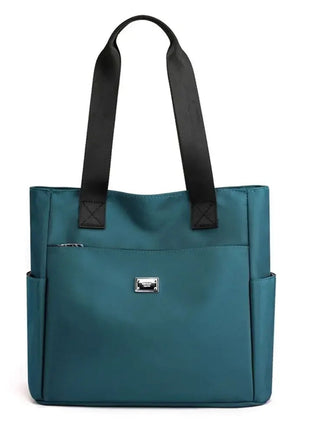 High Quality Large Capacity Handbag Tote Bags Lightweight Waterproof Nylon Shoulder Bag For Work School And Travel Shoulder Bags PlatiNum