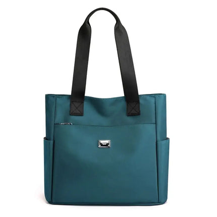 High Quality Large Capacity Handbag Tote Bags Lightweight Waterproof Nylon Shoulder Bag For Work School And Travel Shoulder Bags PlatiNum
